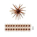 FONMANG Urchin Baits for Bass Fishing, Creature Bait Dice Baits 1.5/2.7/3.5/4.3/5.1 inches Fuzzy Dice Fishing Lures with Rubber Legs, Fishing Lure for Freshwater