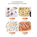 Food Dehydrator 6 Trays 500W Stainless Steel Beef Fruit Vegetable Food Jerky Machine with 30-90℃ Temp Control 24H Timer Electric Fruit Dryer for Herbs Pet Food Vegetables (Food Dehydrator)