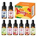 Food Flavoring Oil - Candy Flavoring for Candy Making 8 x 0.35 Fl Oz Extracts and Flavorings for Baking, Desserts, Drinks & Lip Gloss