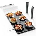Food Warming Mat Extension Panels B+C for iTRUSOU Electric Warming Tray BWP01-A – Add-On Expandable Warming Mat for Food, Must Be Used with Main Control Panel A, for Buffet, Party Chafing Dishes