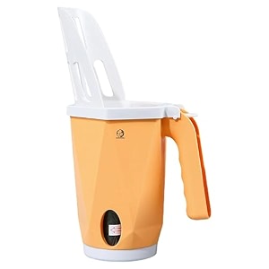 foodie puppies 2 in 1 detachable cat litter scoop - littermug scooper with garbage bag bin  easy to scoop comfortable grip handle cleaning tool for cat sand and waste removal
