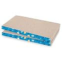 Foodie Puppies 2-in-1 Reversible Cat Scratcher Pad with Catnip - (Flat, Pack of 2) | Durable Corrugated Cardboard Scratching Board for Cats &amp; Kittens | Furniture Protection Scratch Pad for Play &amp; Rest