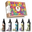 Foodie Puppies 5 in1 Perfume Combo Festival Gift Box for Dogs &amp; Puppies - 200ml Each | Beautiful Musk + Sea Breeze + English Lavender + Night Jasmine + Twilight Mist | Extract of Lavender &amp; Aloe-Vera