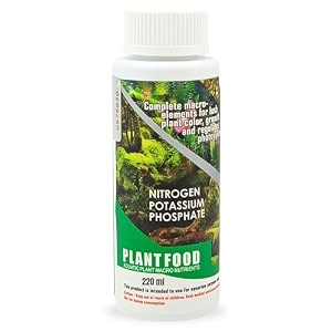 foodie puppies aquatic remedies plant food  complete macro nutrients nitrogen potassium amp phosphate  plant nutrient supplement for freshwater aquarium plants  supports healthy growth  220 ml