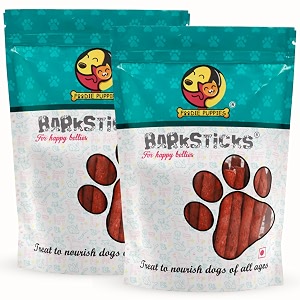 foodie puppies barksticks mutton sticks for puppies amp dogs 450gm pack of 2  suitable for puppy and small to medium dogs  best healthy dog and freshen breath