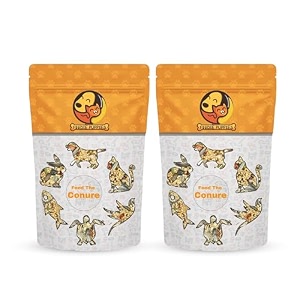 foodie puppies bird food for conures - 2kg pouch mix seeds for parakeets parrots macaws and cockatoos fortified with canary red chillis peanuts yellow proso sunflower amp safflower