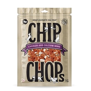 foodie puppies chip chops dog treats different flavors available with multi packs 70gm chicken amp calcium bone pack of 1 with free key ring