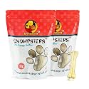 Foodie Puppies Chompsters Rawhide Pressed Bone Calcium Treat for Dogs - 6 inch, 2Kg | Suitable for Medium to Large Dogs| Best Healthy Dog Bones to Clean Teeth and Freshen Breath