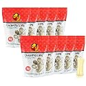Foodie Puppies Chompsters Rawhide Pressed Bone Calcium Treat for Dogs - 4 inch, 10Kg | Suitable for Medium to Large Dogs | Best Healthy Dog Bones to Clean Teeth and Freshen Breath