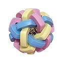 Foodie Puppies Colourful Ball Dog Toy - (Wicker Ball) for Dogs & Cat | Soft, Safe & Durable Dog Interactive Toys | Durable Dog Playing, Teething Toy & Reduce Separation Anxiety