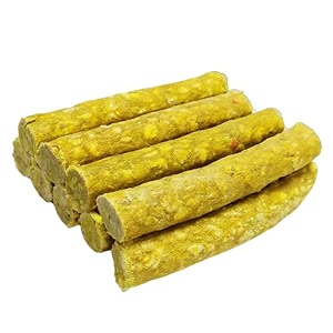 foodie puppies dog chew mutton kebabs leases 2kg calcium treat for dogs  training kebab stick suitable for all breed sizes of dogs  for healthy bones amp clean teeth
