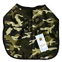 Foodie Puppies Dog Winter Clothes Reversible Pet Jacket - (Red &amp; Black, 10 inch) Printed Warm Fleece Coat Windproof, Water Resistant Padded Cold Weather Comfortable Coat, Adjustable with Velcro Tape