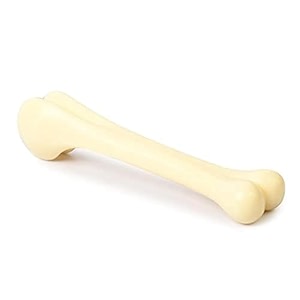 foodie puppies dog nylon hard chew 9inch bone toy for adult dogs dogs toy aggressive chewers teething toys suitable for large and medium dog 1 piece 9inch bone