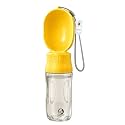 Foodie Puppies Dog Water Bottle, Leak Proof Portable Puppy Water Dispenser Drinking Feeder Travel Water Cup - (Pet Water Bottle, 500ml) for Outdoor Walking, Hiking, Travel