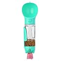 Foodie Puppies Dog Water Bottle, Leak Proof Portable Puppy Water Dispenser Drinking Feeder Pet Care Cup for Outdoor Walking, Hiking, Travel (4in1 Bottle - 300ml)