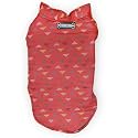Foodie Puppies Dog Winter Clothes Reversible Pet Jacket - (Red &amp; Black, 10 inch) Printed Warm Fleece Coat Windproof, Water Resistant Padded Cold Weather Comfortable Coat, Adjustable with Velcro Tape