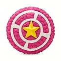 Foodie Puppies Interactive Non-Toxic Soft Latex Squeaky Chew Toy for Small to Medium Dogs (Pink Pie - Large) | Chewing, Floating, Training, and Bouncing | Reduce Separation Anxiety