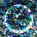 Foodie Puppies Flat Glass Clear Stone (5Kg, Mixed-Color) for Aquariums, Fireplace, Firepit Glass for Indoor and Outdoor, Vase Filler, Hydroponics Plants, Home Decor and DIY Craft (Pack of 3)