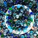 Foodie Puppies Flat Glass Clear Stone (5Kg, Mixed-Color) (2cm - 2.5cm) for Aquariums, Fireplace, Firepit Glass for Indoor and Outdoor, Vase Filler, Hydroponics Plants, Home Decor and DIY Craft