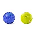 Foodie Puppies Hard Squeeze Squeaky Ball Dog Toy (Medium) - Natural Latex Rubber Claw Ball for Dogs