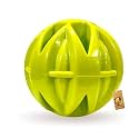 Foodie Puppies Natural Rubber Dog Ball Chew Toys for Aggressive Chewers - (Mega Ball) | Training &amp; Interactive Treat Dispensing Toys for All Breed Sizes of Dogs (Color May Vary)
