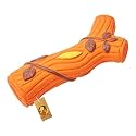 Foodie Puppies Interactive Non-Toxic Soft Latex Squeaky Chew Toy for Puppies and Small Dogs (Orange Branch - Small) | Chewing, Floating, Training, and Bouncing | Reduce Separation Anxiety