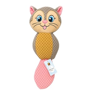 foodie puppies elephant plush dog toy with big ears  soft ribbed fabric squeaky toy safe bite-friendly and cuddly ideal for indoor play gentle chewing and comfort for puppies amp all breeds dogs