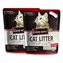 Foodie Puppies Katze King 14Kg/20L Cat Litter -(7Kg/10L, Pack of 2) with Strawberry Fragrance | Innovative Dust Removal, Super Deodorizing and Condensation Force