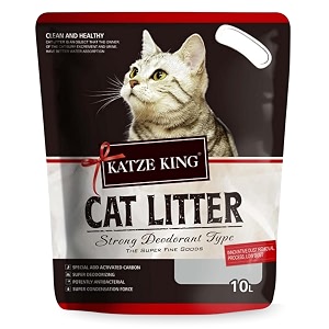 foodie puppies katze king cat litter with fragrance - 7kg10l - pack of 1 multi flavor  highly absorbable scoopable cat litter with strong odour control amp natural bentonite clay granules