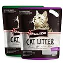 Foodie Puppies Katze King Exclusive Highly Absorbable Scoopable Cat Litter Combo - (Mix Fragrance, 7kg/10L, Pack of 2) with Strong Odour Control &amp; Natural Bentonite Clay Granules