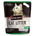 Foodie Puppies Katze King Strong Fragrance Cat Litter, 10L- 7kg, with Mild Apple Fragrance Clean Non-Dust Clumping Type Exclusive Scoopable with Odour Control for Cat and Kitten