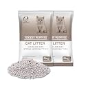 Foodie Puppies Natural Bentonite Cat Litter Sand - 10kg with Lavender Fragrance for Cats and Kittens | Clean Low-dust Strong Deodorant Litter Tray Refill with Odor Controlling and Instant Clumping