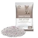 Foodie Puppies Natural Bentonite Cat Litter Sand - 5kg with Lavender Fragrance for Cats and Kittens | Clean Low-dust Strong Deodorant Litter Tray Refill with Odor Controlling and Instant Clumping