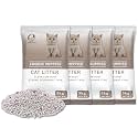 Foodie Puppies Natural Bentonite Cat Litter Sand - 20kg with Lavender Fragrance for Cats and Kittens | Clean Low-dust Strong Deodorant Litter Tray Refill with Odor Controlling and Instant Clumping