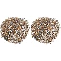 Foodie Puppies Natural Gravel (Mix Marble, 20Kg) (7mm - 13mm) Decorative Stones for Aquarium/Fish Tank, Garden, Home Decoration, Vase Filler Indoor &amp; Outdoor Pebble (Pack of 2)