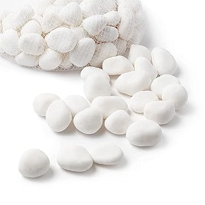foodie puppies natural polished decorative white stones - medium 2kg 2cm - 35cm for aquariums fish and turtle tank terrariums and plant pot  unplanted substrate for aquarium decoration