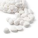 Foodie Puppies Natural Polished Decorative White Stones - (Medium, 15Kg) (2cm - 3.5cm) for Aquariums, Fish and Turtle Tank, Terrariums and Plant Pot | Unplanted Substrate for Aquarium Decoration