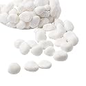 Foodie Puppies Natural Polished Decorative White Stones - (Medium, 20Kg) (2cm - 3.5cm) for Aquariums, Fish and Turtle Tank, Terrariums and Plant Pot | Unplanted Substrate for Aquarium Decoration
