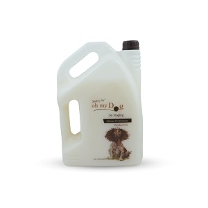 foodie puppies oh my dog detangling shampoo for dogs and puppies - 5ltr  paraben amp cruelty-free ultimate pet shampoo  shiny soft and tangle-free fur  suitable for all breeds and sizes
