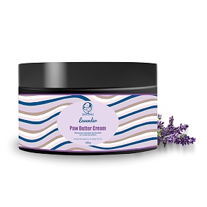 foodie puppies paw butter cream for dogs cats amp puppies - 100gm with lavender fragrance  enriched with almond oil amp kokum butter  soft heals moisturizes amp softens dry chapped paws cracked elbows