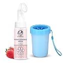 Foodie Puppies Pet Paw Care 2-in-1 Combo of Paw Cleaning Foam (Strawberry, 150ml) &amp; Paw Cleaner (Large) for Dogs &amp; Puppies | Moisturizes &amp; Softens Dry Chapped Paws | Quick Cleaning, Remove Dirt &amp; Muds