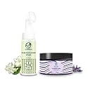 Foodie Puppies Pet Paw Care 2-in-1 Combo of Paw Butter Cream (Lavender, 100gm) and Paw Cleaning Foam (Jasmine, 150ml) for Dogs and Puppies | Moisturizes &amp; Softens Dry Chapped Paws | Allergen Free
