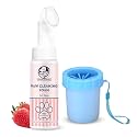 Foodie Puppies Pet Paw Care 2-in-1 Combo of Paw Cleaning Foam (Strawberry, 150ml) &amp; Paw Cleaner (Small) for Dogs &amp; Puppies | Moisturizes &amp; Softens Dry Chapped Paws | Quick Cleaning, Remove Dirt &amp; Muds