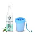 Foodie Puppies Pet Paw Care 2-in-1 Combo of Paw Cleaning Foam (Neem, 150ml) and Paw Cleaner (Small) for Dogs & Puppies | Moisturizes & Softens Dry Paws | Quick Cleaning, Remove Dirt & Muds