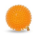 Foodie Puppies Squeaky Spike Ball Toy for Small, Medium &amp; Large Dog - (Porcupine Ball, Large) | Bouncy and Attractive Sound | TPR Rubber Teeth Cleaning Dental &amp; Gum Health for Your Pet (9cm/3.5inch)