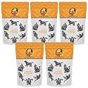 Foodie Puppies Striped Sunflower Seeds Bird Food - (5Kg, Pouch) for Parrots, Parakeets, Lovebird, Cockatiels, Macaws, Conures, Budgies, African Grey, Cockatoo, &amp; Java Birds
