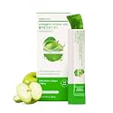 FOODOLOGY Coleology Collagen Centella Jelly, Gree Apple Flavor, 10 Sticks