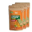Foodstrong Sprouted Moong Instant Chilla/Dosa Mix with the Goodness of Millets, Healthy Delicious Breakfast, 21 g Protein, 5 g Fibre, Easy to Digest, 150 g, Pack of 3 (Achari)