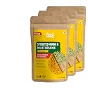 Foodstrong Sprouted Moong Instant Chilla/Dosa Mix with the Goodness of Millets, Healthy Delicious Breakfast, 22 g Protein, 5 g Fibre, Easy to Digest, 150 g, Pack of 3 (Classic Salted)