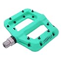 FOOKER MTB Pedals Mountain Bike Pedals 3 Bearing Non-Slip Lightweight Nylon Fiber Bicycle Platform Pedals for BMX MTB 9/16"